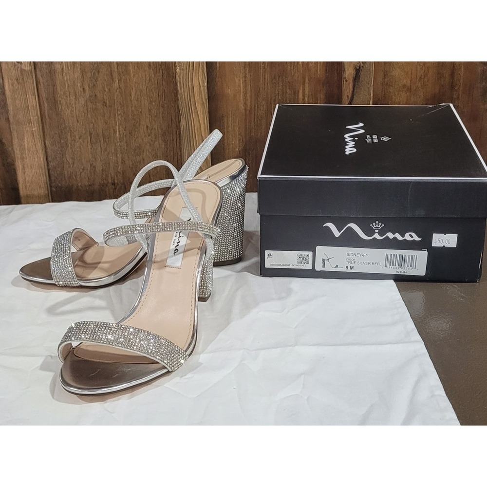 Nina SIDNEY-FY  True Silver Women's Size 8 Medium